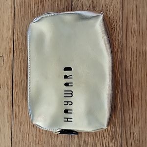Hayward Gold Makeup Bag